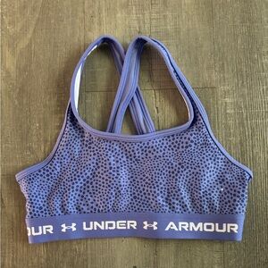 Girls Under Armour Periwinkle Sports Bra